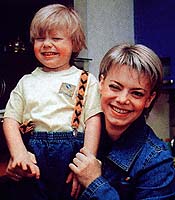 Яна с младшим сыном Никитой