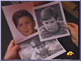 Родители Бена сопоставляют фото Сэма с фотороботом их выросшего сына