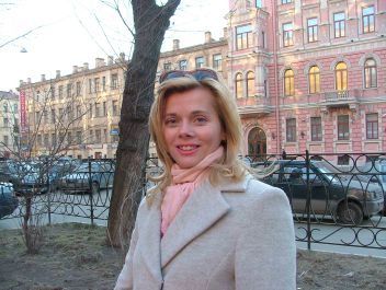 Ангелина в 2005 году. Петербург